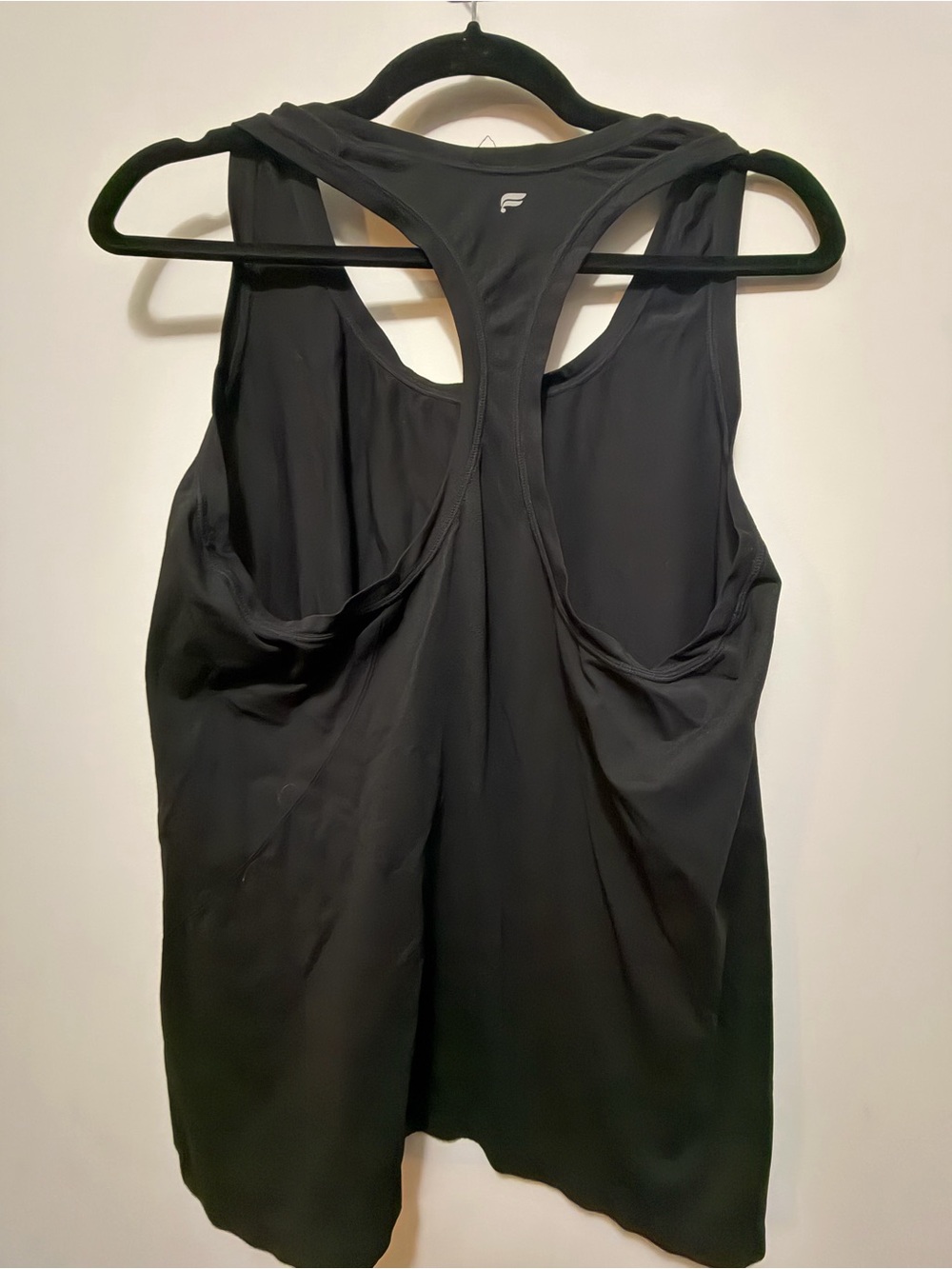Fabletics Black Racerback Athletic Tank - Picture 2 of 2